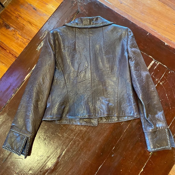 NWOT Patricia Wolfe leather jacket!! - Picture 3 of 8